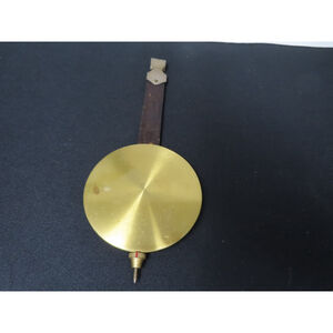 8" Vintage Rare Metal Wall Hanging Clock Pendulum PART, COLLECTIBLE